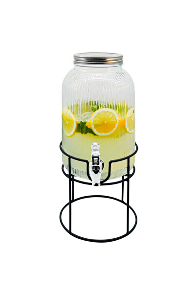 adler AD 6742 Beverage Dispenser, 4 l, Soda-lime glass, Stand, Transparent