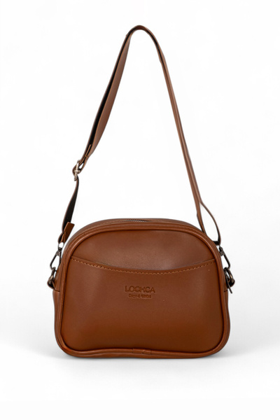 Tonny Black حقيبة كروس نسائية بحزام من الجلد الصناعي باللون البني