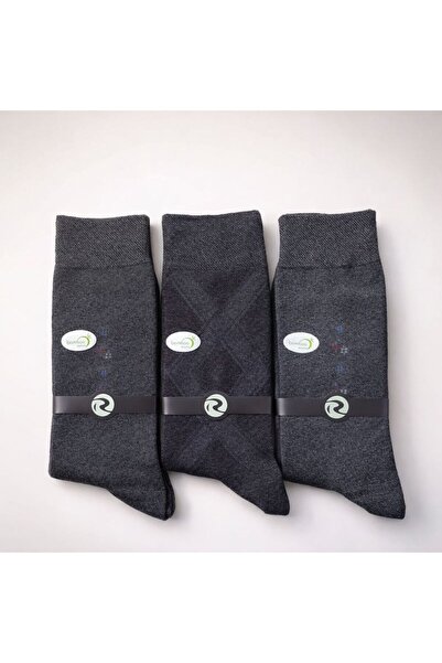 hefox 3 Pairs of Men's Bamboo Premium Business Classic Socks