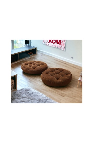 Vivense TUBİHOME İKİLİ DEKORATİF MİNDER, KAHVERENGİ