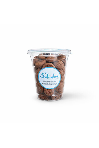 Sakızlım Mini Portakallı Kakaolu Kurabiye 150 Gram Günlük Taze Kutu