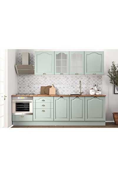 Vivense GREENA MUTFAK DOLABI, SU YEŞİLİ, 270 CM