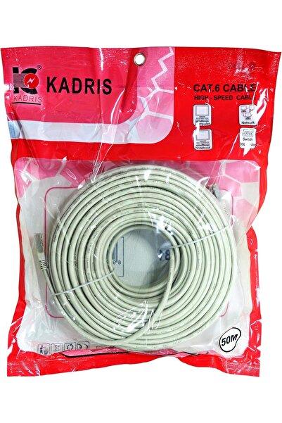 Kadris High-Speed Shielded Ethernet Cable CO-1481 CAT6 1000 Mbps 50m