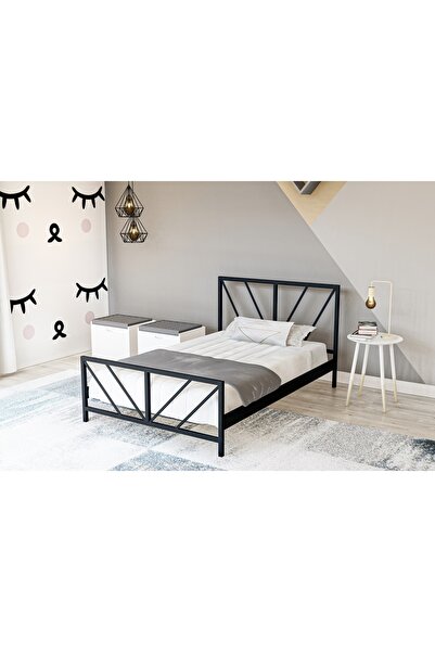 Vivense GM 227 GÖZDE KARYOLA, SİYAH, 90X190