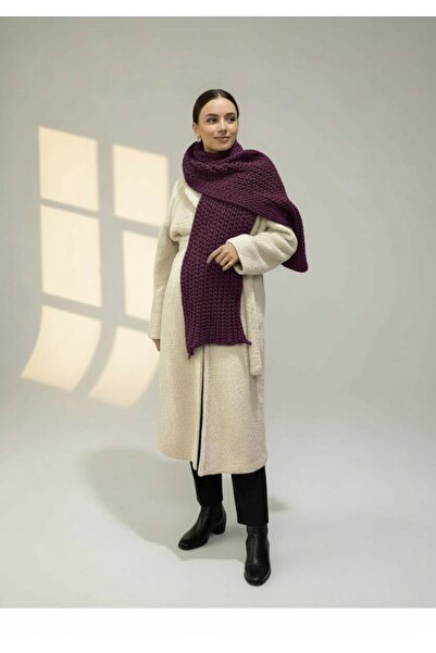 Molly Nelly Kadın Triko Örgü Şal Atkı