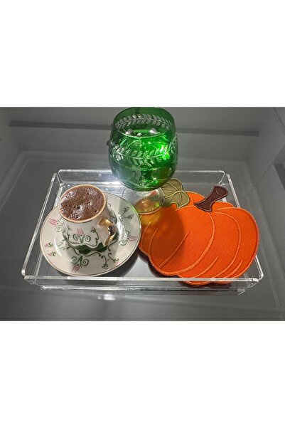 LİNDA MİA Pumpkin Cocktail Napkin 2 Pack