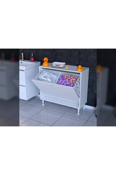 Vivense SÖKE SEPETLİ BANYO DOLABI, 70x75x32,6