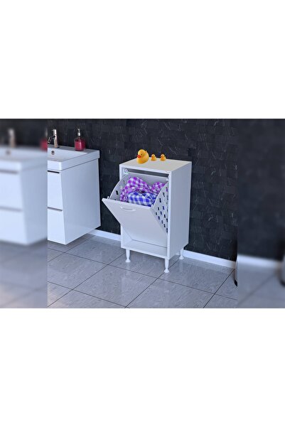 Vivense Söke Sepetli Banyo Dolabı, 45X75X32,5