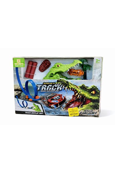 NASYONEL TOYS Dinozor Track Yarış Pisti Oyuncak Seti | Arabalı Dino Parkur | ...