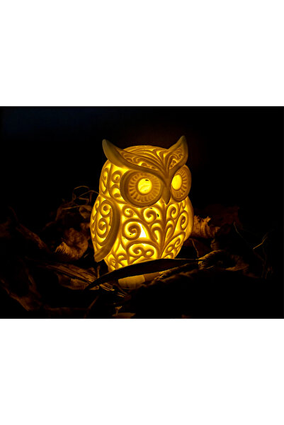 troyaart3d Dekoratif Baykuş LED Gece Lambası – Ortam Aydınlatması