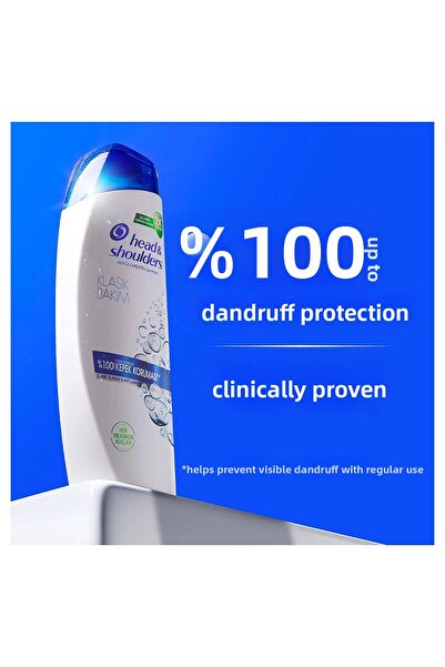 Head & Shoulders Șampon Classic Care Anti-Mătreață pentru Utilizare Zilnică 330 ml x 3 Bucăți