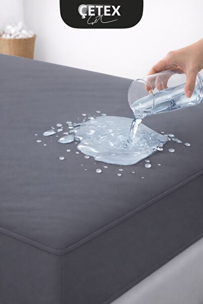 ÇETTEX واقي مرتبة مقاوم للسوائل بلون صغير - حافة كاملة