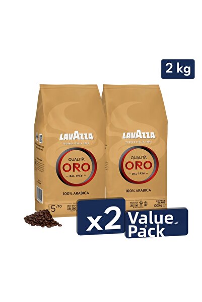 LavAzza قهوة كواليتا أورو 100% أرابيكا 1 كجم |   عبوة من قطعتين