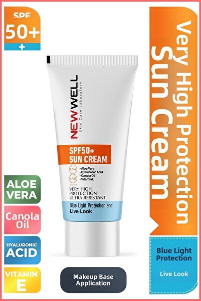 New Well Cremă solară cu protecție ridicată - SPF 50+ Aloe Vera