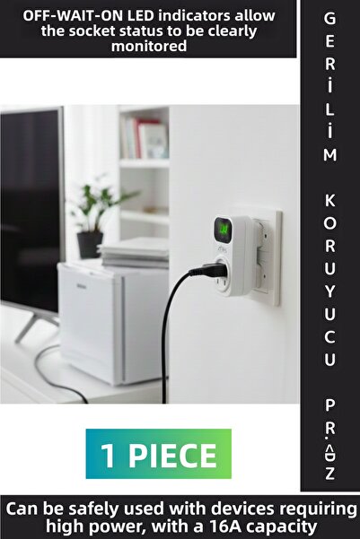 Wintoup مقبس حماية من التيار الكهربائي للمكتب المنزلي الفاخر، لا يحتاج إلى تر...