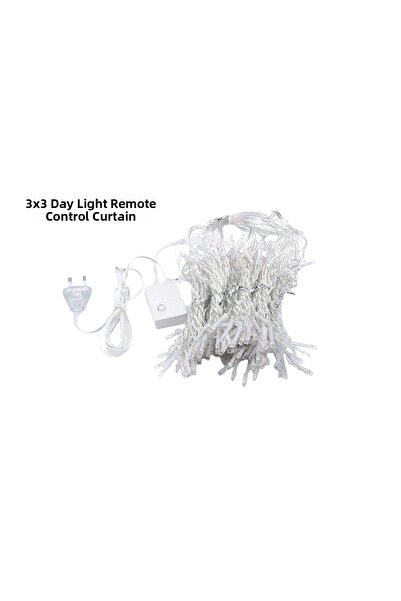 CT STONES Cortina controlată de la distanță 3X3 cu lumină naturală