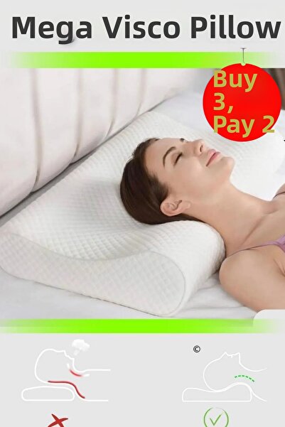 Viscomina Ортопедична възглавница Visco за шийна херния, болка във врата, лук...