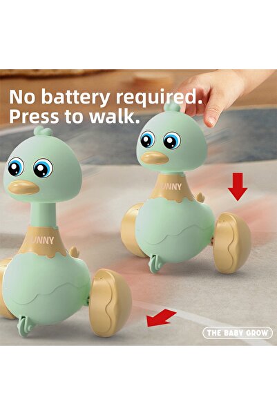 Choice لعبة الضغط والارتداد، لعبة أحجية البطة الهزازة، لعبة حسية لتعليم الزحف...