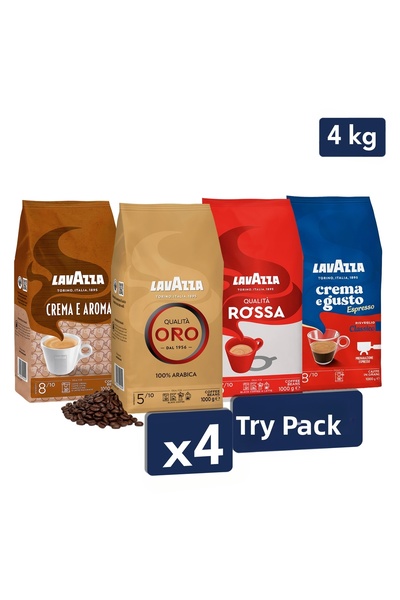 LavAzza كواليتا أورو + كريما وإجستو كلاسيكو + كواليتا روسا + كريما وإرامو كور...