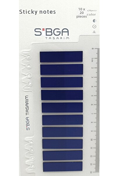 sibga tasarım Post-It albastru transparent, 200 de coli de hârtie pentru noti...