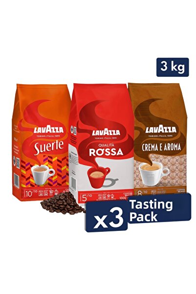 LavAzza كواليتا روسا + سويرتي + كريما إي أرامو كورن بودرة القهوة (1000 جرام) ...
