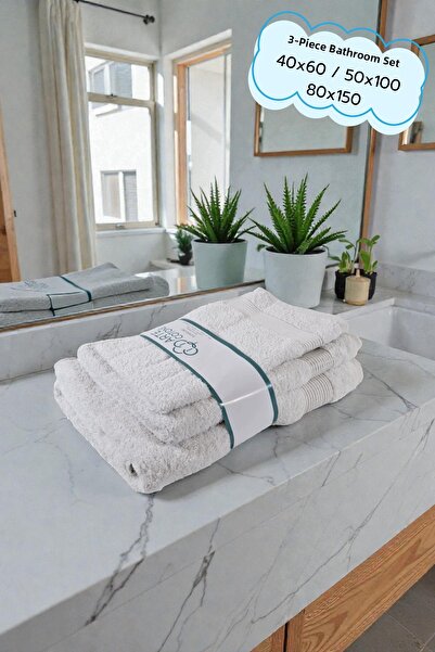 Arte Cotone Σετ πετσετών μπάνιου Elite 3 τεμαχίων |   Πετσέτα χεριών, προσώπο...