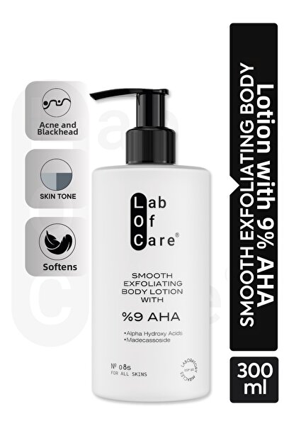 Lab of Care No: 085 Aha 9% Skin Renewal Body Peeling Lotion – Anti-Acne, Blem...