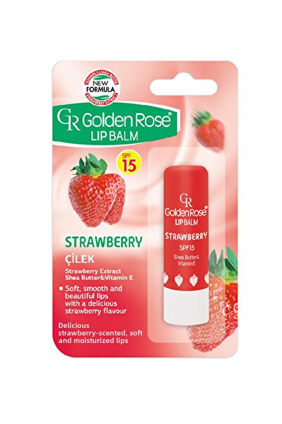 Golden Rose Lip Balm Strawberry Spf15