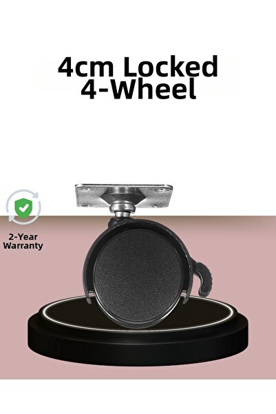 ZERO LAND مجموعة من 4 قطع من واقي الأرضية بعجلات مقاس 4 سم من NHRHLS (141414)