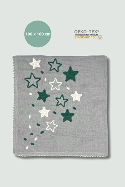 Zuppers غطاء وبطانية بيبي موسلين - دخاني