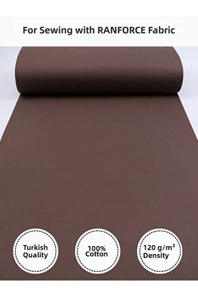 FabricMarket Ranforce Fabric for Sewing Quilts – 100% Cotton, 240 cm × 100 Cm, Plain Dyed