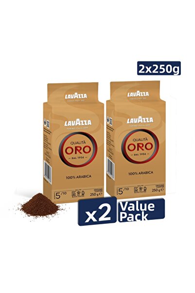 LavAzza Qualita Oro 100% Arabica Ground Filter Coffee 250 Gr |   Advantageous...