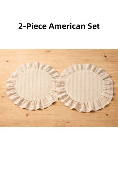 Elegancembroidery Λινό ύφασμα για σερβίτσιο 40 εκ. – Σετ σερβίτσιων για στρογ...