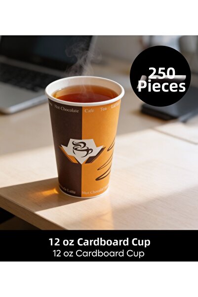 Sepet Doldur 12 oz Paper Cups 250 Pieces