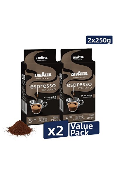 LavAzza Espresso Classico Italiano Ground Filter Coffee, 250 g |   Advantageo...