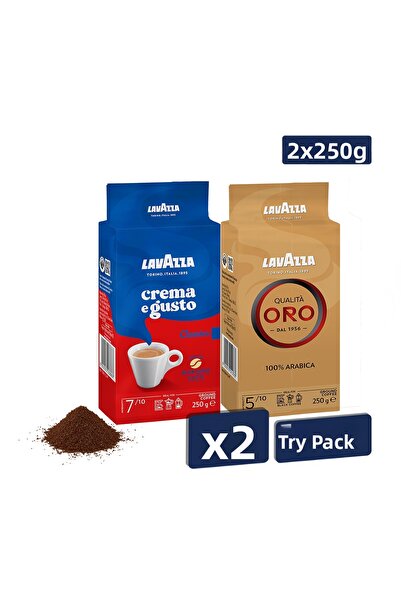 LavAzza كريما إي غوستو + قهوة فلتر كواليتا أورو (250 جرام) 2 علبة