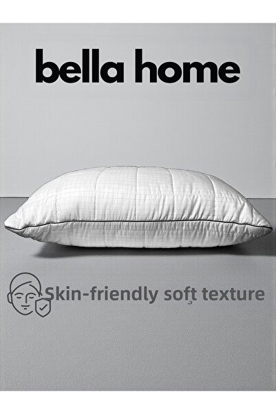 Bella Home Pernă matlasată antistres 50x70 – Lavabilă – Cu fermoar – Cu geant...