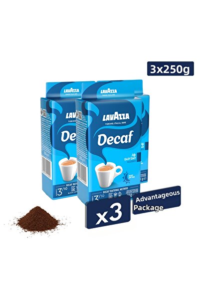 LavAzza ديكاف ماي إيزي داي قهوة مطحونة خالية من الكافيين 250 جرام |   حزمة مم...