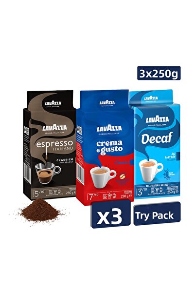 LavAzza ديكاف ماي إيزي داي كلاسيكو + كريما إيجوستو + قهوة مفلترة كواليتا روسا...