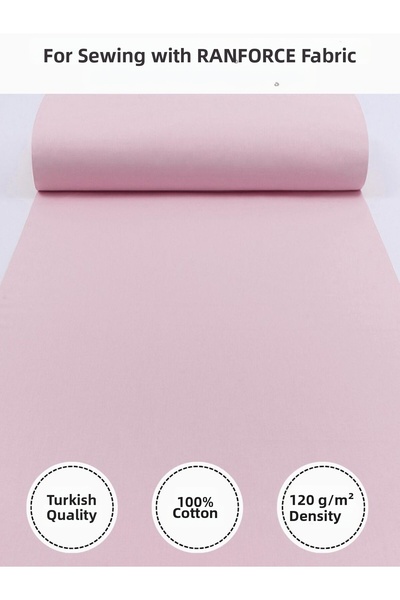 FabricMarket Ranforce Fabric for Sewing Quilts – 100% Cotton, 240 cm × 100 Cm, Plain Dyed