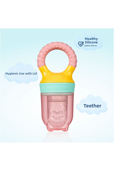 Wee Baby Fruit Strainer and Feeding Spoon Nutrition Starter Set - Girl