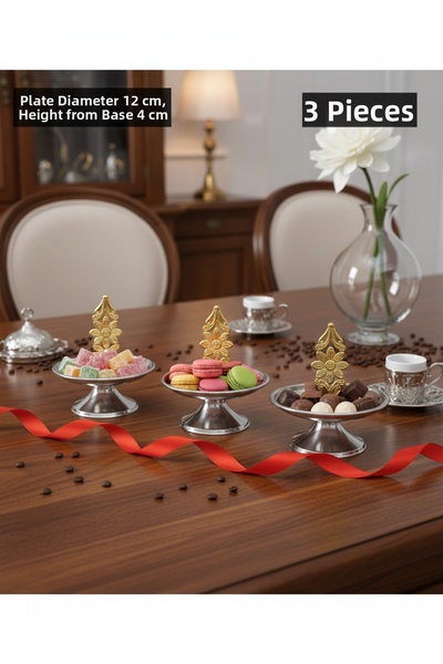 Fiyakalı Ürünler Atölyesi Cozy Nest Pedestal Sugar Bowl, Turkish Delight Bowl...