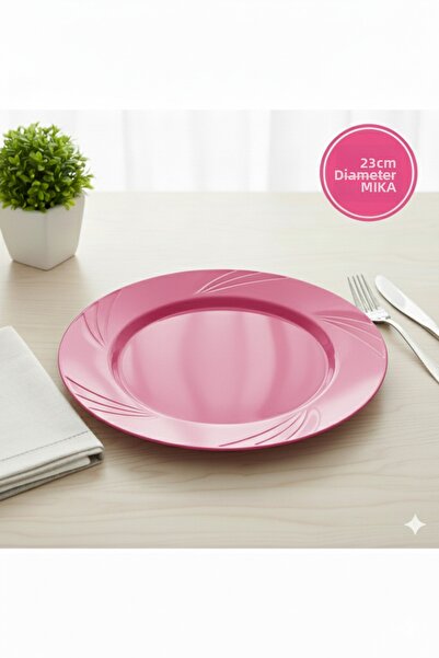 Ta-Fu Global Mica Colorful Plate Set of 6 23cm Diameter