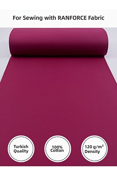 FabricMarket Ranforce Fabric for Sewing Quilts – 100% Cotton, 240 cm × 100 Cm...