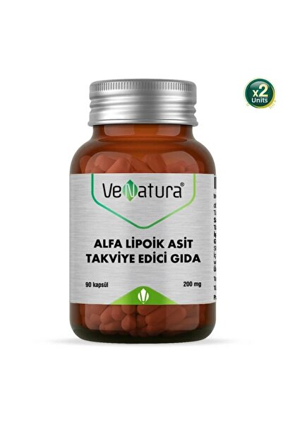VeNatura Alpha Lipoic Acid 200 Mg 90 Capsules 2 Pieces