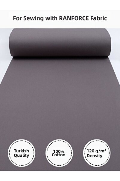 FabricMarket Ranforce Fabric for Sewing Quilts – 100% Cotton, 240 cm × 100 Cm, Plain Dyed