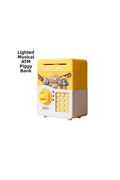 ZERO LAND صندوق نقود موسيقي مضيء SPTRNS SAM51 (214203) أصفر اللون