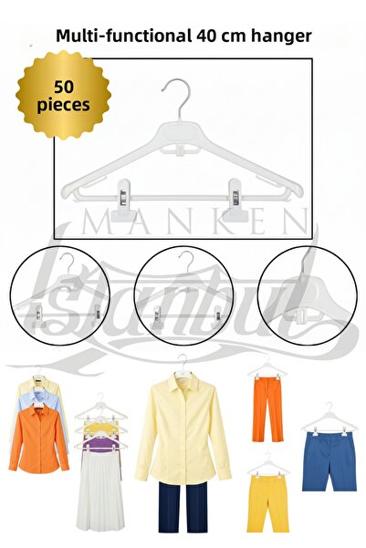 Manken İstanbul The New Hero of Your Wardrobe: Multi-Purpose Women's Hanger -...
