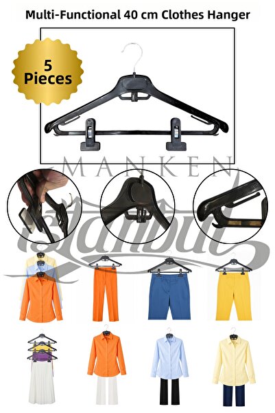 Manken İstanbul Noul erou al garderobei: Umeraș multifuncțional pentru femei - Umeraș pentru costum, bluză și pantaloni într-unul singur