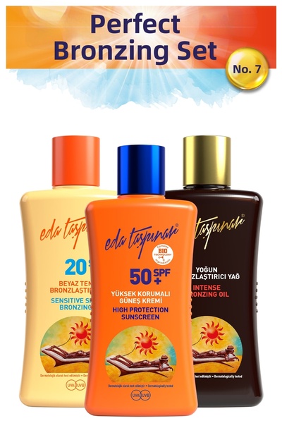 Eda Taşpınar Tan Perfect Set - No.7 Spf0+WhiteT+Spf50+ (EGX03-EGX19-EGX38)